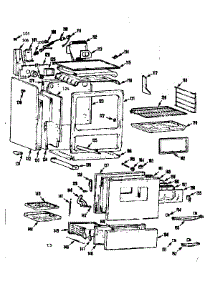 Body Section parts for Kenmore Range 103.7506650 (1037506650, 103 7506650) from AppliancePartsPros.com