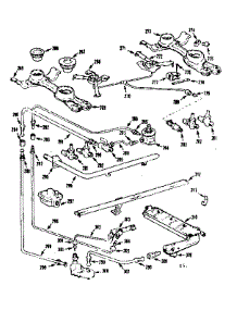 Burner Section parts for Kenmore Range 103.7766600 (1037766600, 103 7766600) from AppliancePartsPros.com
