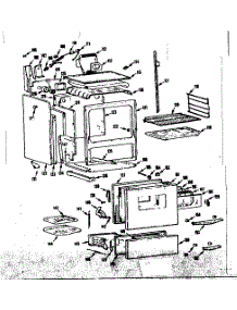 Body Section parts for Kenmore Range 103.7346602 (1037346602, 103 7346602) from AppliancePartsPros.com