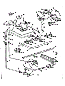 Burner Section parts for Kenmore Range 103.7346605 (1037346605, 103 7346605) from AppliancePartsPros.com