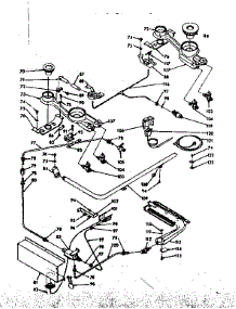 Burner Section parts for Kenmore Range 103.7646701 (1037646701, 103 7646701) from AppliancePartsPros.com