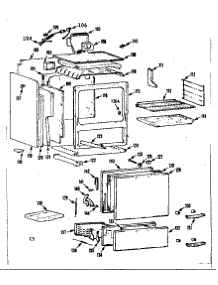 Body Section parts for Kenmore Range 103.7326605 (1037326605, 103 7326605) from AppliancePartsPros.com
