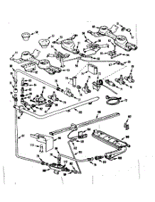 Burner Section parts for Kenmore Range 103.7466632 (1037466632, 103 7466632) from AppliancePartsPros.com