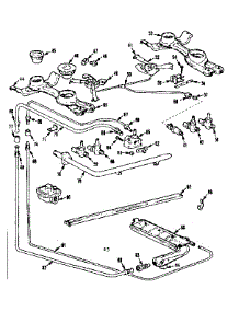 Burner Section parts for Kenmore Range 103.7336605 (1037336605, 103 7336605) from AppliancePartsPros.com