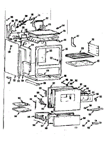 Body Section parts for Kenmore Range 103.7336605 (1037336605, 103 7336605) from AppliancePartsPros.com