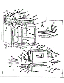 Body Section parts for Kenmore Range 103.7346645 (1037346645, 103 7346645) from AppliancePartsPros.com