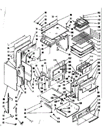 Body Section parts for Kenmore Range 103.9406760 (1039406760, 103 9406760) from AppliancePartsPros.com