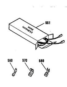 Wire Harness parts for Kenmore Range 911.4654591 (9114654591, 911 4654591) from AppliancePartsPros.com