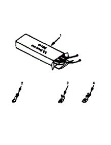 Wire Harnesses parts for Kenmore Range 911.4658710 (9114658710, 911 4658710) from AppliancePartsPros.com