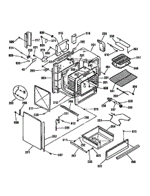 Body Section parts for Kenmore Range 911.46565791 (91146565791, 911 46565791) from AppliancePartsPros.com