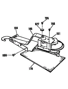 Door Lock Section parts for Kenmore Range 911.4654190 (9114654190, 911 4654190) from AppliancePartsPros.com