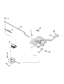 Door Lock Section parts for Kenmore Range 911.4658610 (9114658610, 911 4658610) from AppliancePartsPros.com