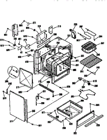 Body Section parts for Kenmore Range 911.46555590 (91146555590, 911 46555590) from AppliancePartsPros.com