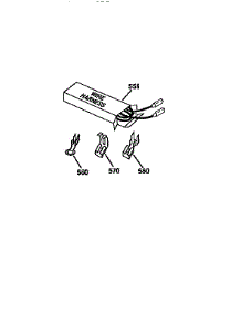 Wire Harnesses And Components parts for Kenmore Range 911.46555590 (91146555590, 911 46555590) from AppliancePartsPros.com