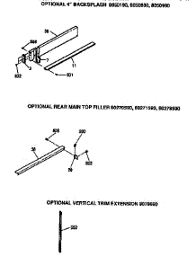 Optional Kits parts for Kenmore Range 911.46566690 (91146566690, 911 46566690) from AppliancePartsPros.com