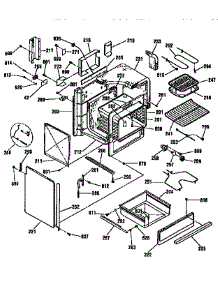Body Section parts for Kenmore Range 911.46566690 (91146566690, 911 46566690) from AppliancePartsPros.com