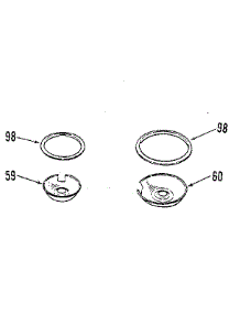 Optional Porcelain Pan And Chrome Ring Kit No. 8068400 parts for Kenmore Range 911.4658814 (9114658814, 911 4658814) from AppliancePartsPros.com