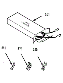 Wire Harnesses And Components parts for Kenmore Range 911.4658814 (9114658814, 911 4658814) from AppliancePartsPros.com