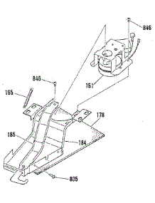 Door Lock Section parts for Kenmore Range 911.4658814 (9114658814, 911 4658814) from AppliancePartsPros.com