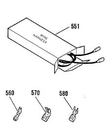 Wire Harness & Components parts for Kenmore Range 911.4658815 (9114658815, 911 4658815) from AppliancePartsPros.com