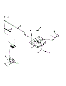 Power Lock Section parts for Kenmore Range 911.4658711 (9114658711, 911 4658711) from AppliancePartsPros.com