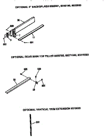 Optional Kits parts for Kenmore Range 911.46555691 (91146555691, 911 46555691) from AppliancePartsPros.com