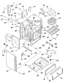 Body Section parts for Kenmore Range 911.4658816 (9114658816, 911 4658816) from AppliancePartsPros.com