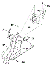 Door Lock Section parts for Kenmore Range 911.4658816 (9114658816, 911 4658816) from AppliancePartsPros.com