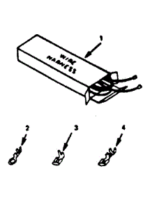 Wire Harnesses parts for Kenmore Range 911.4658811 (9114658811, 911 4658811) from AppliancePartsPros.com