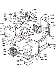 Body Section parts for Kenmore Range 119.7498890 (1197498890, 119 7498890) from AppliancePartsPros.com