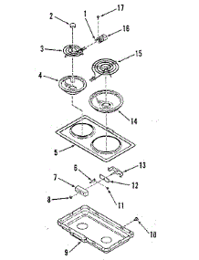 Elec. Range / Opt Elec Coil Mod Kit 4998521 / 4998621 parts for Kenmore Range 911.4698814 (9114698814, 911 4698814) from AppliancePartsPros.com