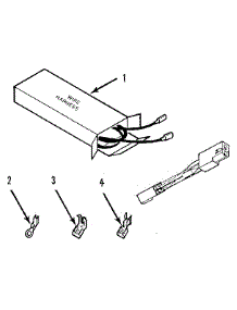 Wire Harnesses And Components parts for Kenmore Range 911.4698815 (9114698815, 911 4698815) from AppliancePartsPros.com