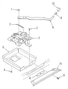Door Lock Section parts for Kenmore Range 911.4698815 (9114698815, 911 4698815) from AppliancePartsPros.com