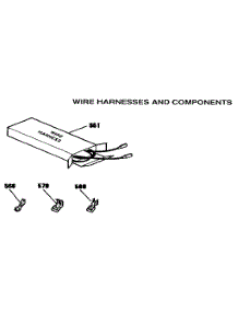 Wire Harness And Components parts for Kenmore Range 911.4698819 (9114698819, 911 4698819) from AppliancePartsPros.com