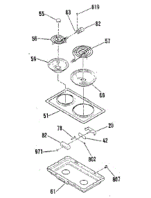 Opt. Elec Coil Mod Kit 4998521 / 4998621 / 4998821 parts for Kenmore Range 911.4698816 (9114698816, 911 4698816) from AppliancePartsPros.com