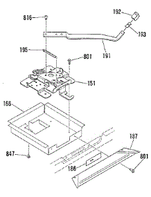 Door Lock Section parts for Kenmore Range 911.4698816 (9114698816, 911 4698816) from AppliancePartsPros.com