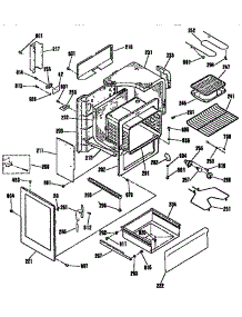 Body Section parts for Kenmore Range 911.9554590 (9119554590, 911 9554590) from AppliancePartsPros.com