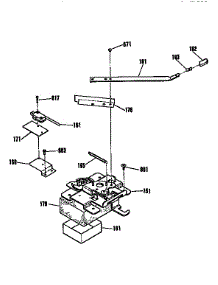 Door Lock Section parts for Kenmore Range 911.9554590 (9119554590, 911 9554590) from AppliancePartsPros.com