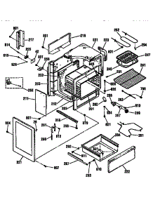 Body Section parts for Kenmore Range 911.95565790 (91195565790, 911 95565790) from AppliancePartsPros.com