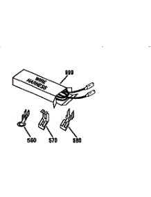 Wire Harnesses And Components parts for Kenmore Range 911.95566790 (91195566790, 911 95566790) from AppliancePartsPros.com