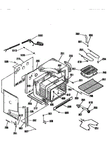 Body Section parts for Kenmore Range 911.45461690 (91145461690, 911 45461690) from AppliancePartsPros.com