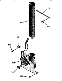 Blower Section parts for Kenmore Range 911.45461690 (91145461690, 911 45461690) from AppliancePartsPros.com