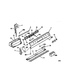 Control Panel parts for Kenmore Range 911.45461791 (91145461791, 911 45461791) from AppliancePartsPros.com