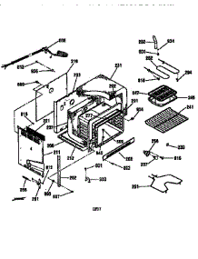 Body Section parts for Kenmore Range 911.4524193 (9114524193, 911 4524193) from AppliancePartsPros.com