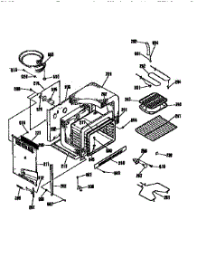 Body Section parts for Kenmore Range 911.4524192 (9114524192, 911 4524192) from AppliancePartsPros.com