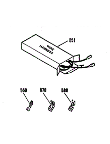 Wire Harness parts for Kenmore Range 911.4524190 (9114524190, 911 4524190) from AppliancePartsPros.com