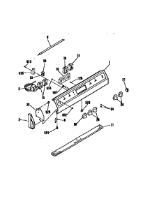 Control Section parts for Kenmore Range 911.4524190 (9114524190, 911 4524190) from AppliancePartsPros.com