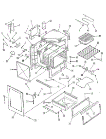 Body Section parts for Kenmore Range 911.9598891 (9119598891, 911 9598891) from AppliancePartsPros.com