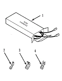 Wire Harnesses And Components parts for Kenmore Range 911.9598891 (9119598891, 911 9598891) from AppliancePartsPros.com