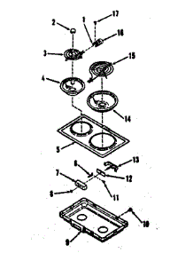 Elec Range / Opt Elec Coil Module Kit 4998521 / 4998621 parts for Kenmore Range 911.4698810 (9114698810, 911 4698810) from AppliancePartsPros.com